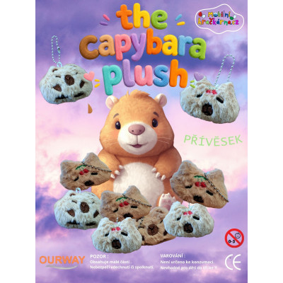 CAPYBARA PLUSH přívěsek
