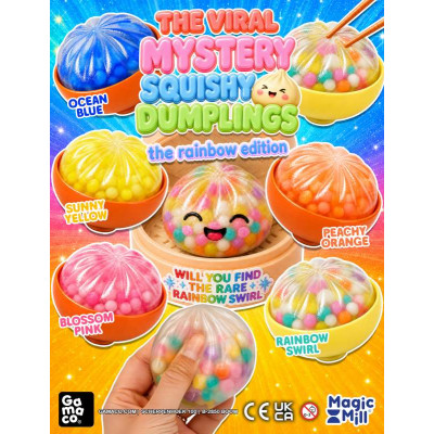 MYSTERY SQUISHY DUMPLINGS  the rainbow edition
