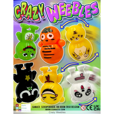 Crazy Weebles - na objednání