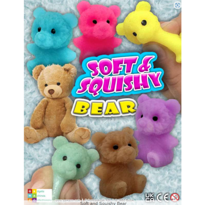 SOFT & SQUISHY BEAR - skladem