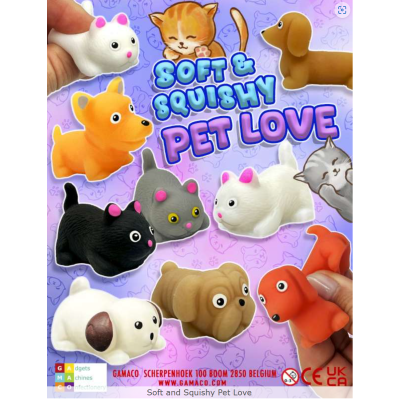 SOFT & SQUISHY PET LOVE - na objednání