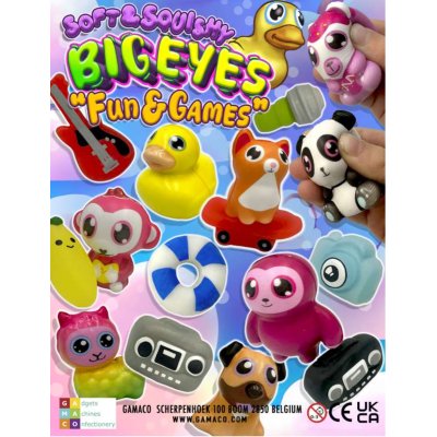 Soft & Squishy Big Eyes Fun and Games - na objednání