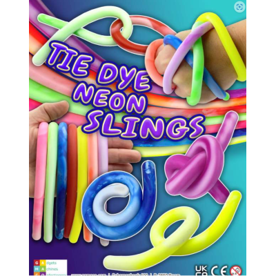 Tie Dye Neon Slings - na objednání