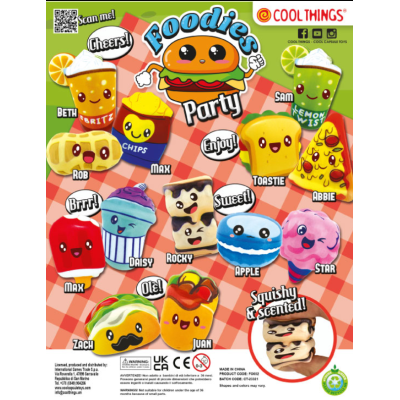 Foodies Party Squishem - skladem