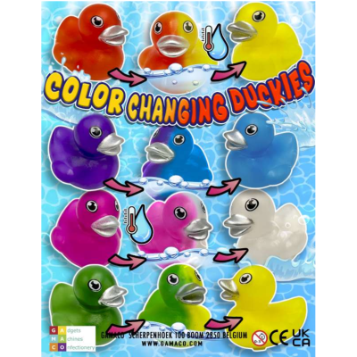 COLOR CHANGING DUCKIES - na objednání