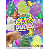 Squishy Glitter Ducks