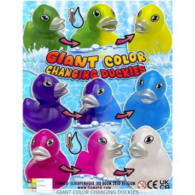 GIANT COLOR CHANGING DUCKIES