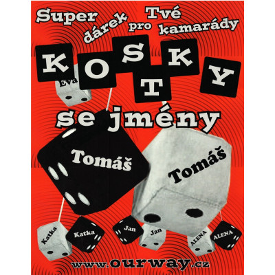 Kostky se jmény
