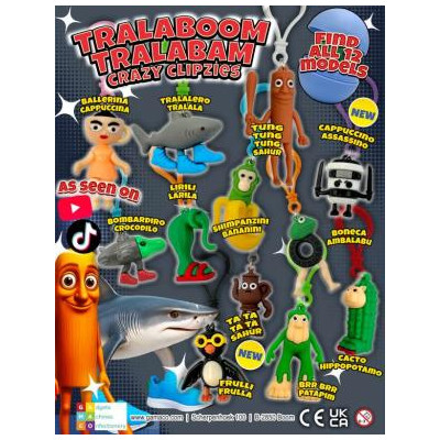 Tralaboom Tralabam bláznivé přívěsky od AI