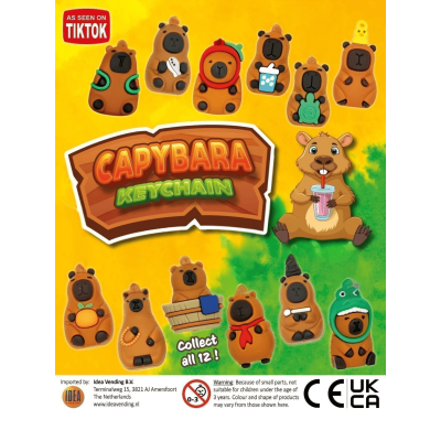 Capybara 3D postavičky