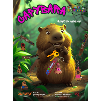 CAPYBARA přívěsek na klíče