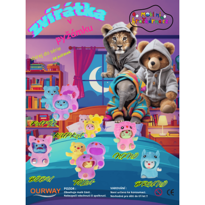 Zvířátka v pyžámku